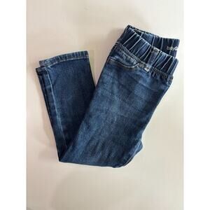 Baby Gap Jeans Size 3 Dark Wash Comfort Waist Band Pull On Off Style Excellent v